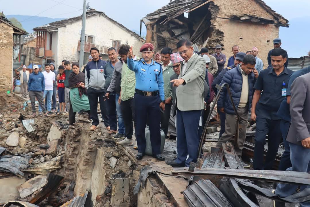 जयगढ आगलागी : नेता–मन्त्री अनुगमनमा आए, तर राहत आएन